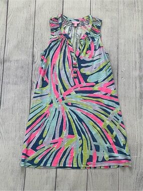 Lilly Pulitzer Indigo Sea Dreamin Essie Dress Size Small